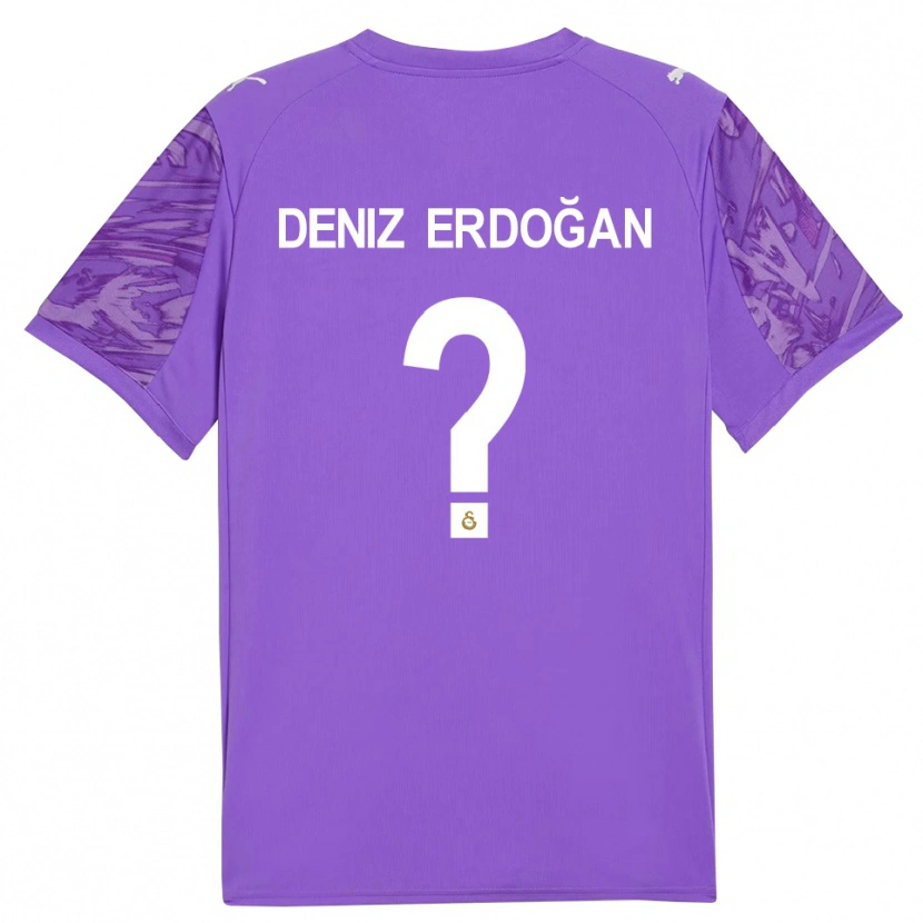 Danxen Kinder Ali Deniz Erdoğan #0 Trikot Lila Weiß Torwarttrikot 2025/26 Österreich