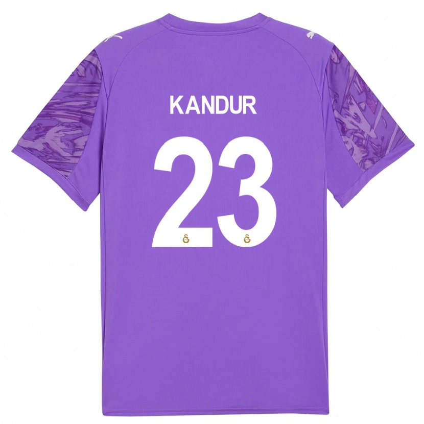 Danxen Kinder Müge Kandur #23 Trikot Lila Weiß Torwarttrikot 2025/26 Österreich