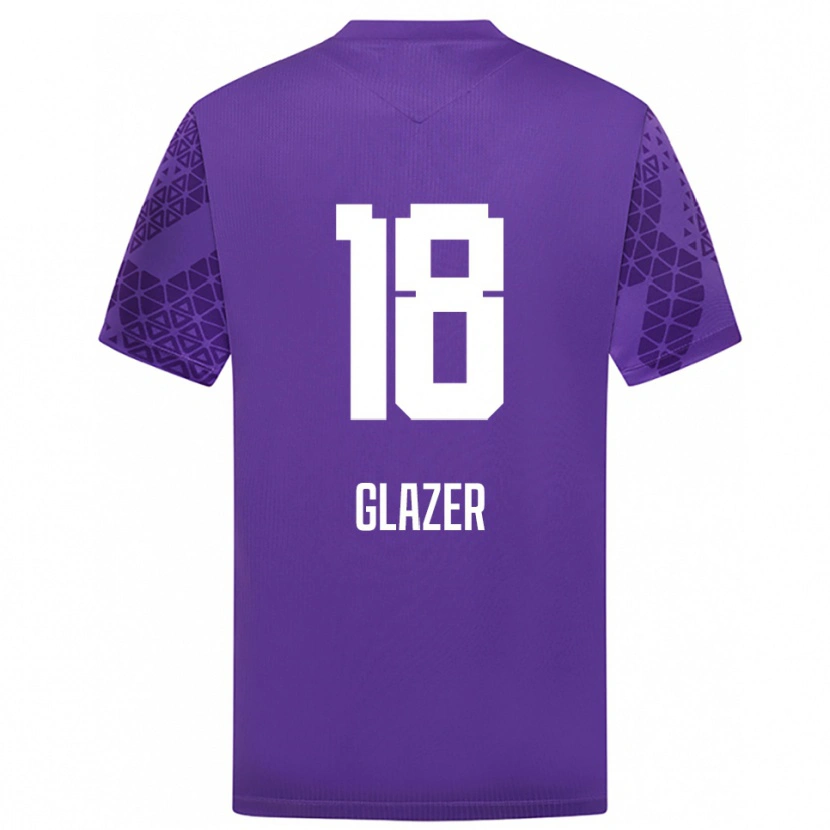 Danxen Kinder Omri Glazer #18 Trikot Indigo Weiß Torwarttrikot 2025/26 Österreich