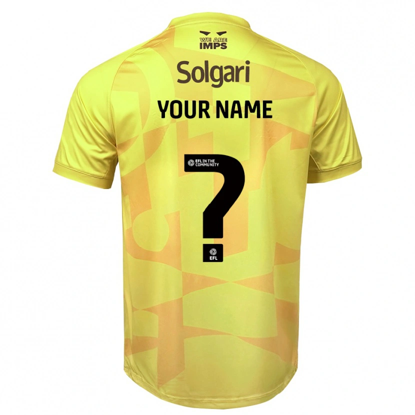 Danxen Herren Lincoln City Trikot Gelb Schwarz Torwarttrikot 2025/26 Österreich