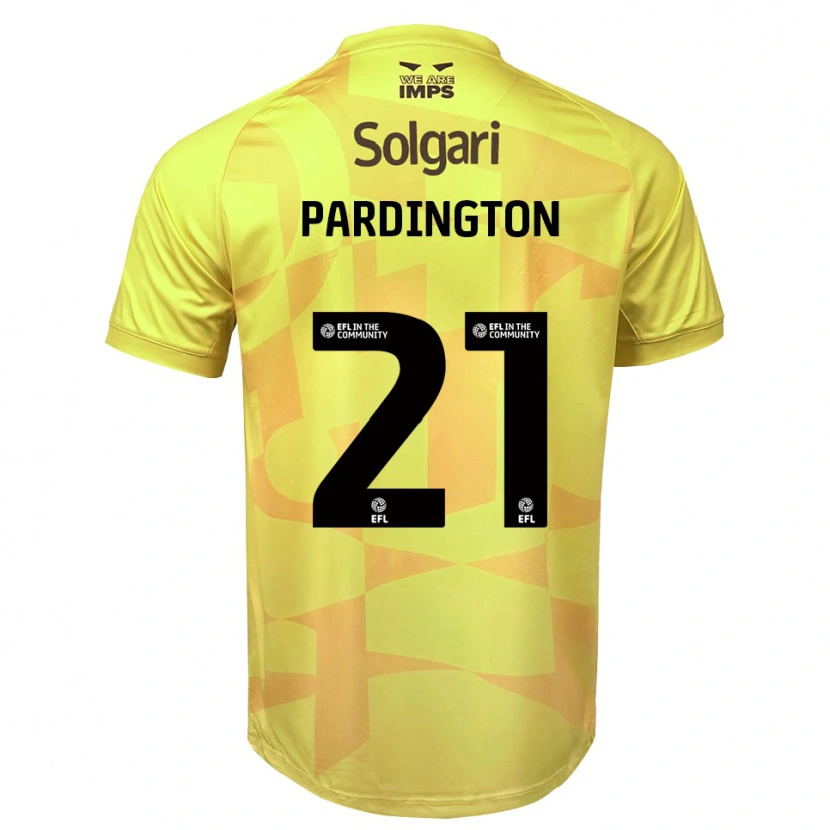 Danxen Herren Jamie Pardington #21 Trikot Gelb Schwarz Torwarttrikot 2025/26 Österreich