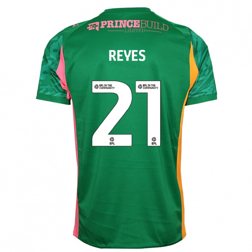 Danxen Herren Vicente Reyes #21 Trikot Grün Rosa Torwarttrikot 2025/26 Österreich