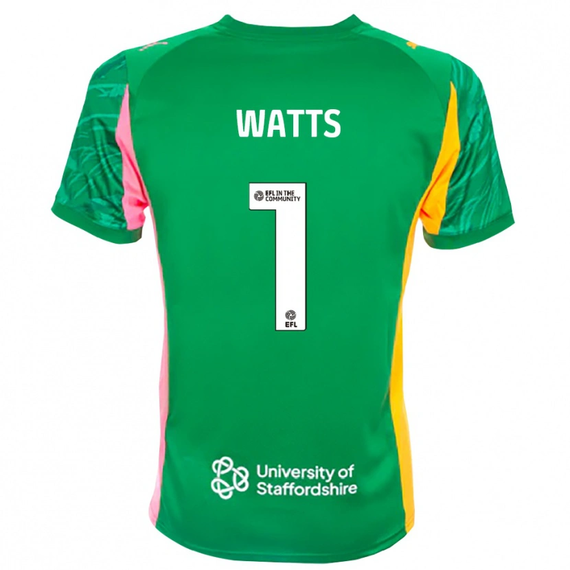 Danxen Herren Connie Watts #1 Trikot Grün Rosa Orange Torwarttrikot 2025/26 Österreich