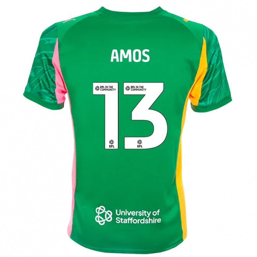 Danxen Herren Ben Amos #13 Trikot Grün Rosa Orange Torwarttrikot 2025/26 Österreich