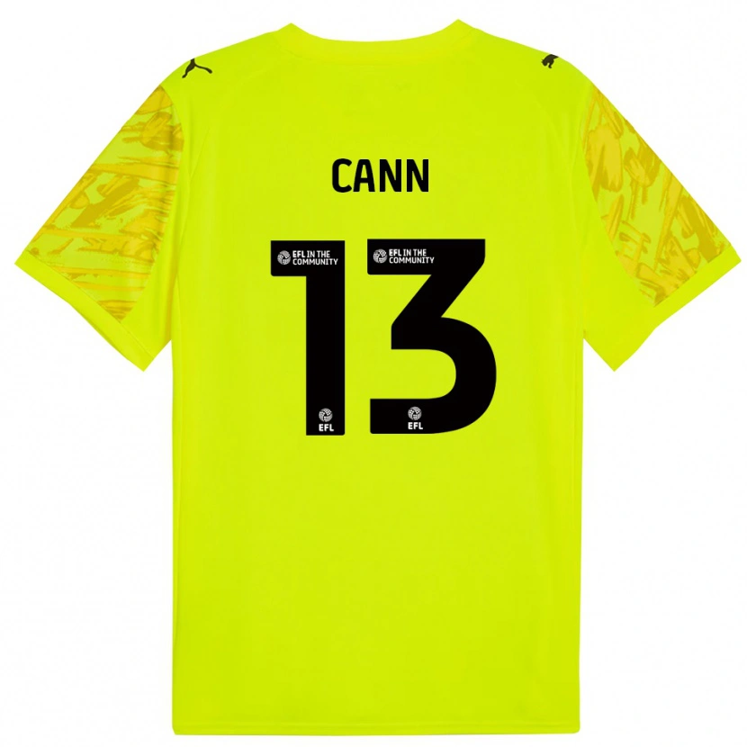 Danxen Herren Ted Cann #13 Trikot Fluoreszierendes Grün Schwarz Torwarttrikot 2025/26 Österreich
