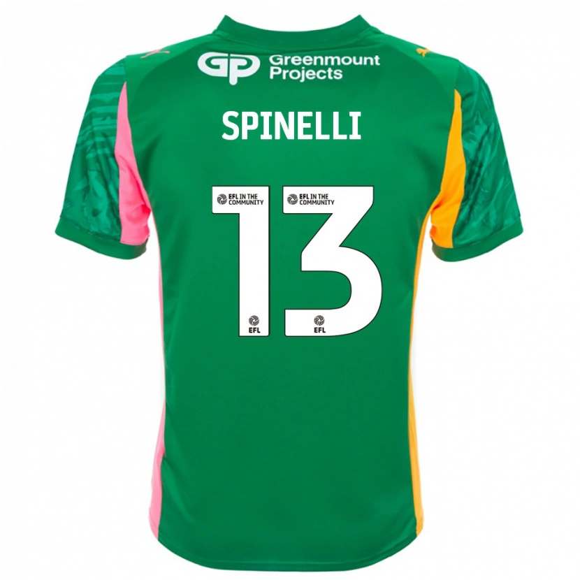 Danxen Herren Matteo Spinelli #13 Trikot Grün Rosa Orange Torwarttrikot 2025/26 Österreich