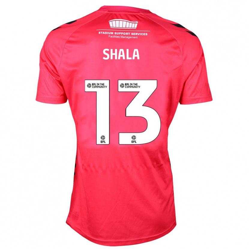 Danxen Herren Laurence Shala #13 Trikot Rot Weiß Torwarttrikot 2025/26 Österreich