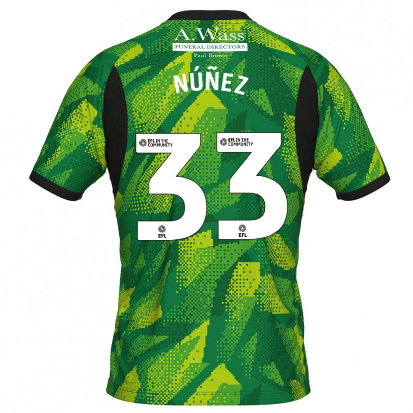 Danxen Herren Anthony Núñez #33 Trikot Grün Schwarz Torwarttrikot 2025/26 Österreich