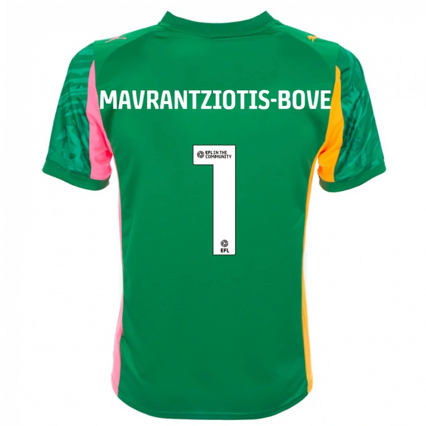 Danxen Herren Kane Mavrantziotis-Bove #1 Trikot Grün Rosa Weiß Torwarttrikot 2025/26 Österreich