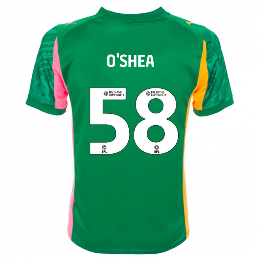 Danxen Herren Cian O'Shea #58 Trikot Grün Rosa Weiß Torwarttrikot 2025/26 Österreich