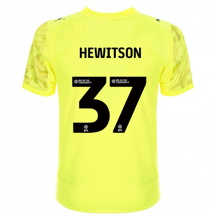 Danxen Herren Luke Hewitson #37 Trikot Gelb Schwarz Torwarttrikot 2025/26 Österreich