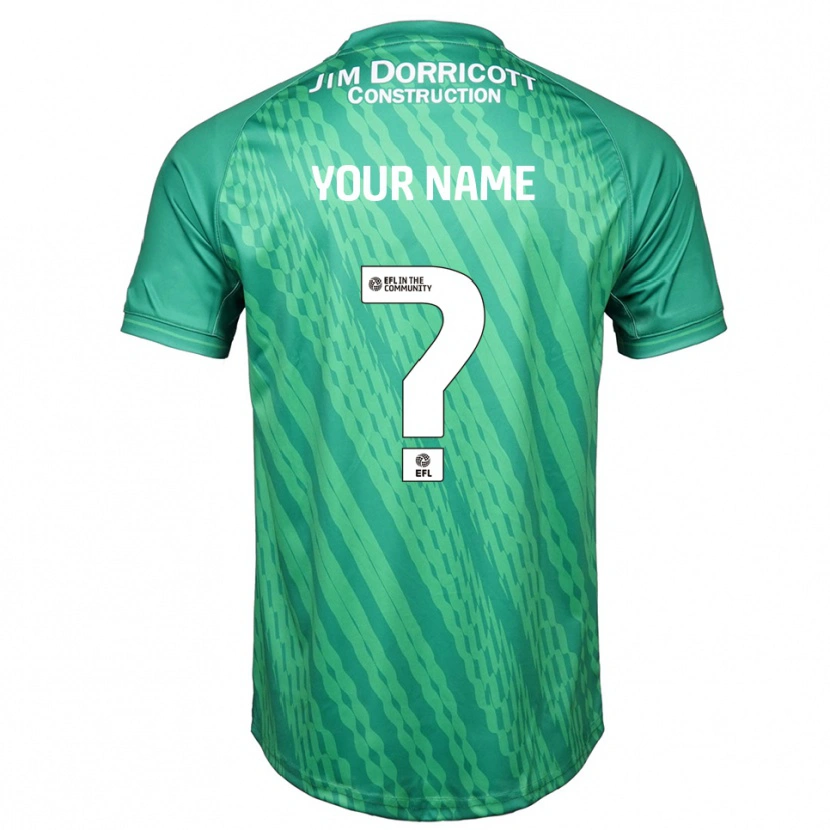 Danxen Herren Shrewsbury Town Trikot Grün Türkis Torwarttrikot 2025/26 Österreich