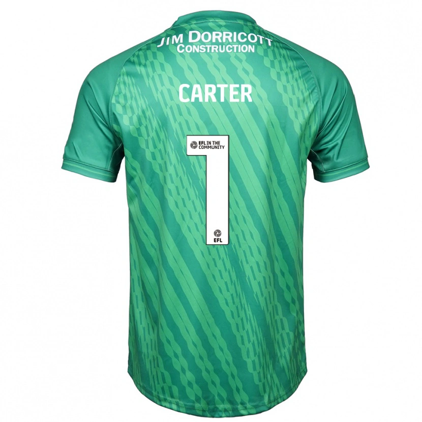 Danxen Herren Phoebe Carter #1 Trikot Grün Türkis Torwarttrikot 2025/26 Österreich