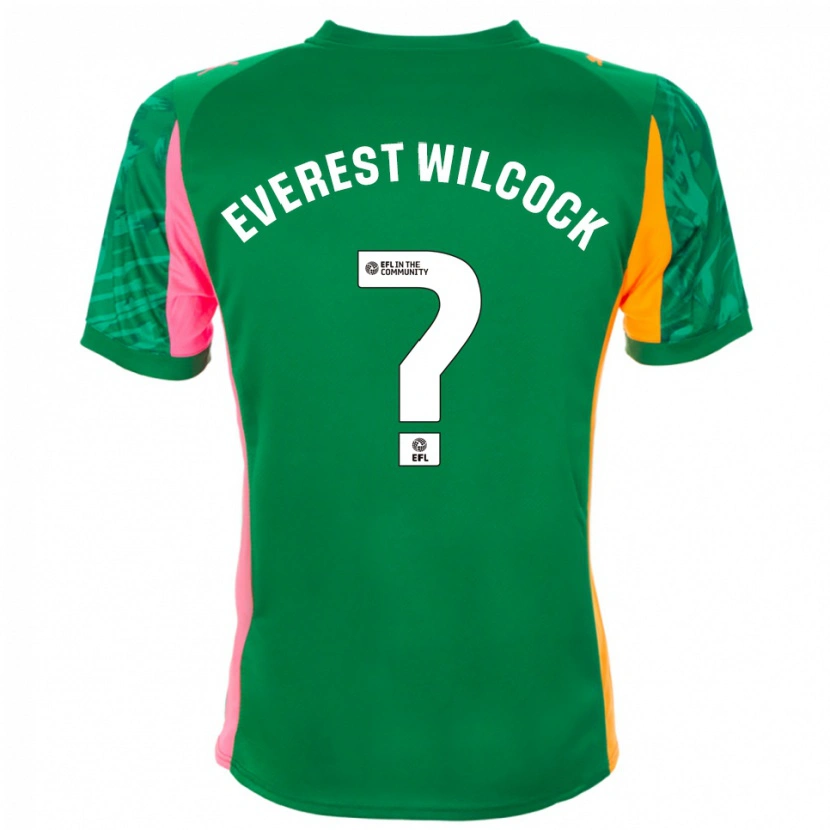 Danxen Herren Tom Everest Wilcock #0 Trikot Grün Rosa Orange Torwarttrikot 2025/26 Österreich