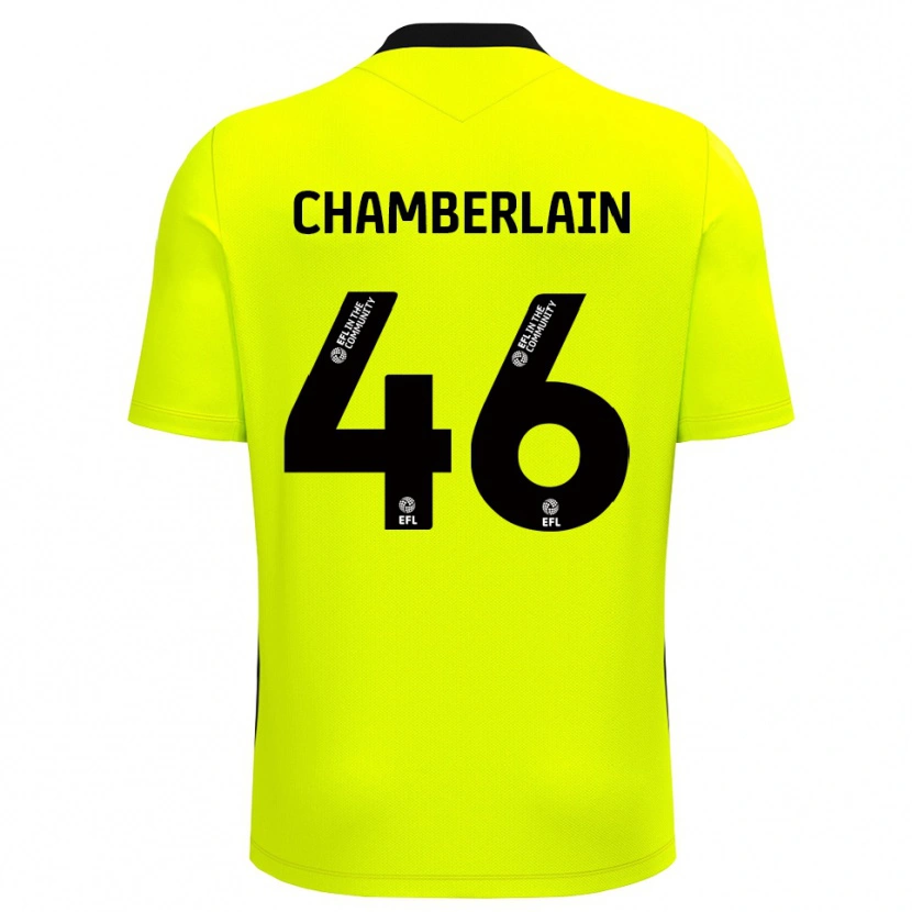 Danxen Herren Harrison Chamberlain #46 Trikot Gelb Schwarz Torwarttrikot 2025/26 Österreich