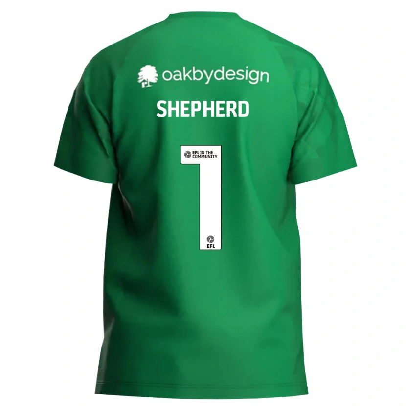 Danxen Herren Frankie Shepherd #1 Trikot Grün Weiß Torwarttrikot 2025/26 Österreich