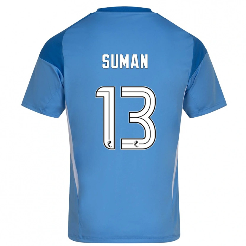 Danxen Herren Nick Suman #13 Trikot Blau Weiß Torwarttrikot 2025/26 Österreich