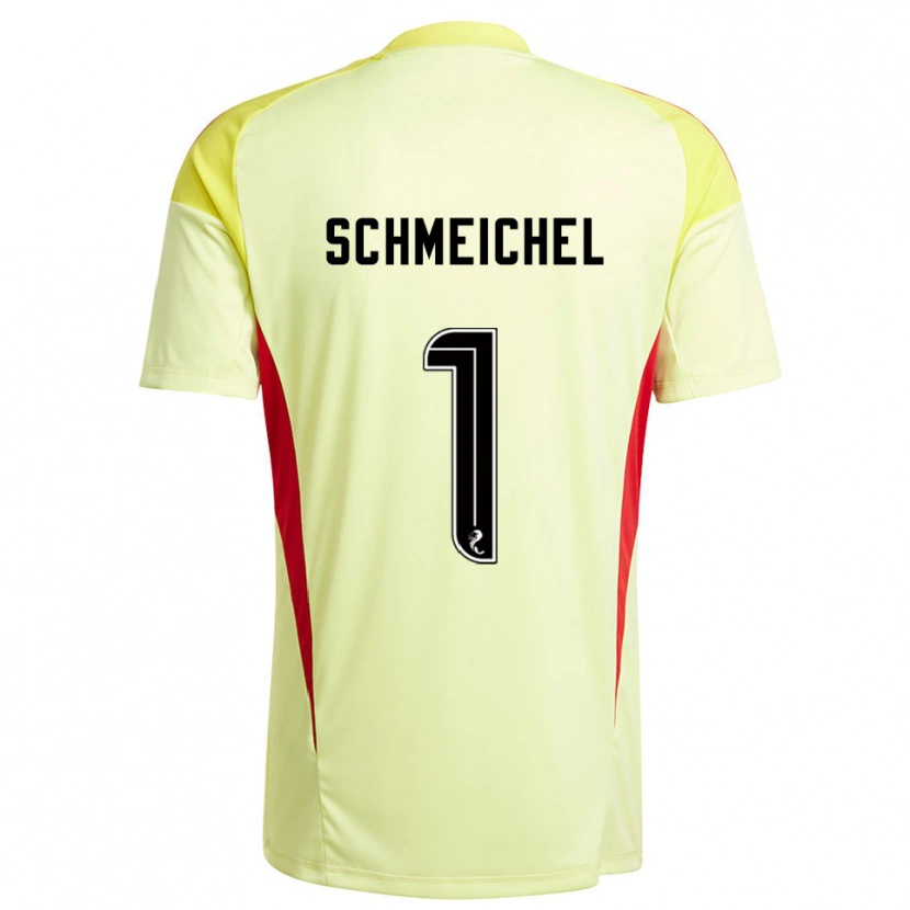 Danxen Herren Kasper Schmeichel #1 Trikot Gelb Rot Torwarttrikot 2025/26 Österreich