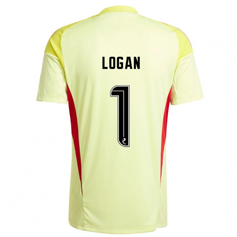 Danxen Herren Chloe Logan #1 Trikot Gelb Rot Torwarttrikot 2025/26 Österreich