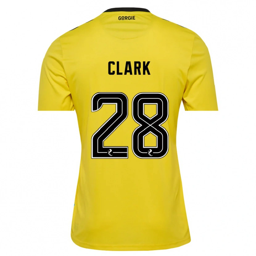 Danxen Herren Zander Clark #28 Trikot Gelb Rot Schwarz Torwarttrikot 2025/26 Österreich