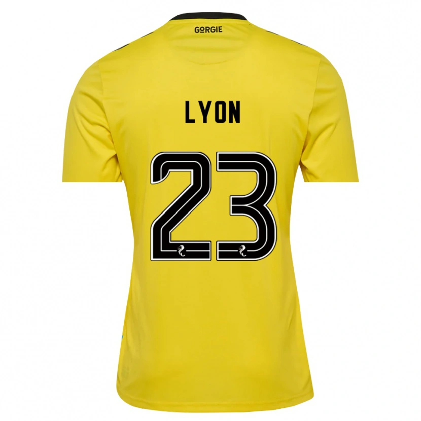 Danxen Herren Jack Lyon #23 Trikot Gelb Rot Schwarz Torwarttrikot 2025/26 Österreich