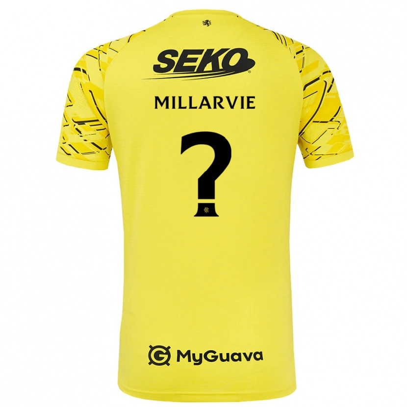 Danxen Herren Jaden Millarvie #0 Trikot Gelb Schwarz Torwarttrikot 2025/26 Österreich