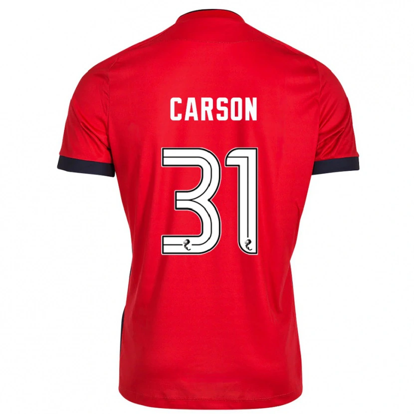 Danxen Herren Trevor Carson #31 Trikot Rot Weiß Torwarttrikot 2025/26 Österreich