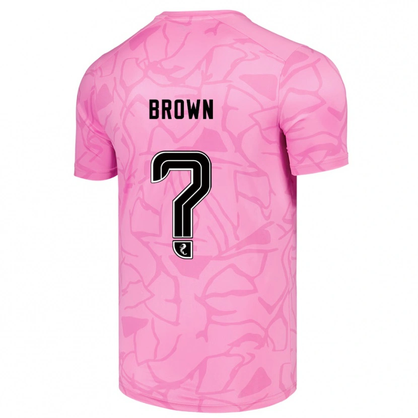 Danxen Herren Fraser Brown #0 Trikot Pink Schwarz Torwarttrikot 2025/26 Österreich