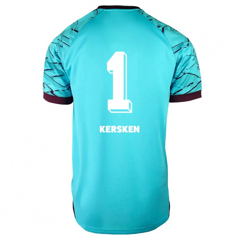 Danxen Herren Jonas Kersken #1 Trikot Himmelblau Lila Torwarttrikot 2025/26 Österreich