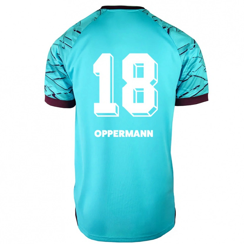 Danxen Herren Leo Oppermann #18 Trikot Himmelblau Lila Torwarttrikot 2025/26 Österreich