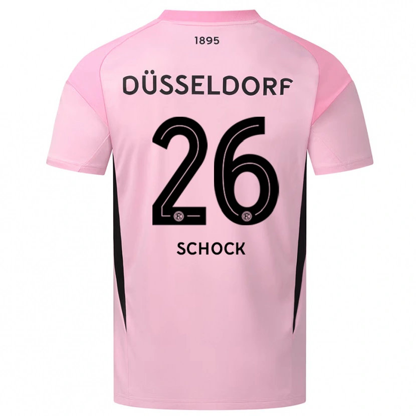 Danxen Herren Florian Schock #26 Trikot Rosa Schwarz Torwarttrikot 2025/26 Österreich