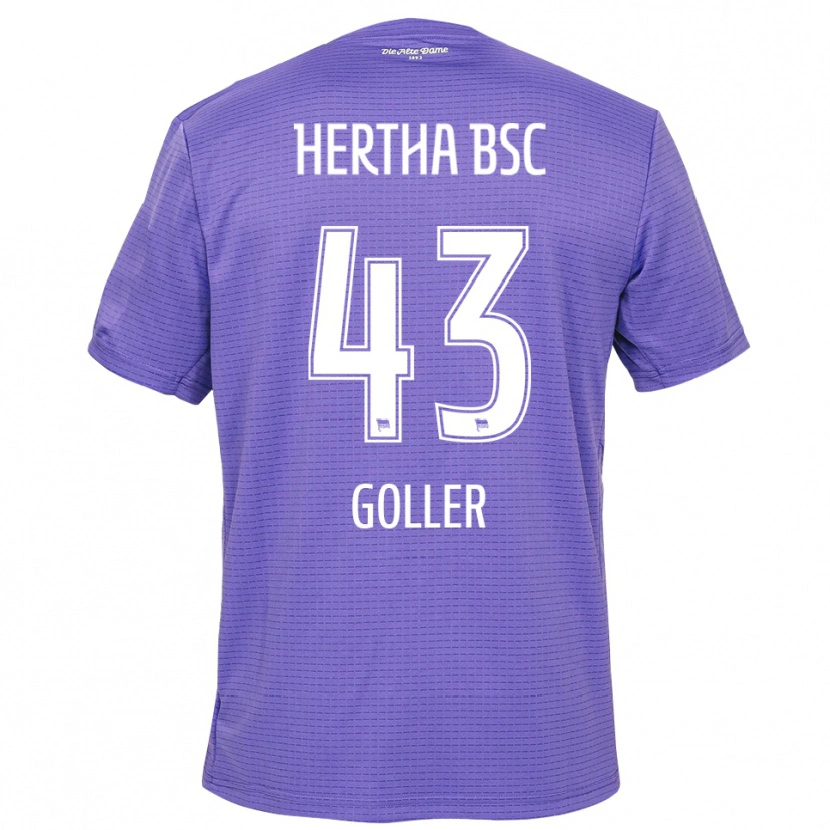 Danxen Herren Tim Goller #43 Trikot Lila Weiß Torwarttrikot 2025/26 Österreich