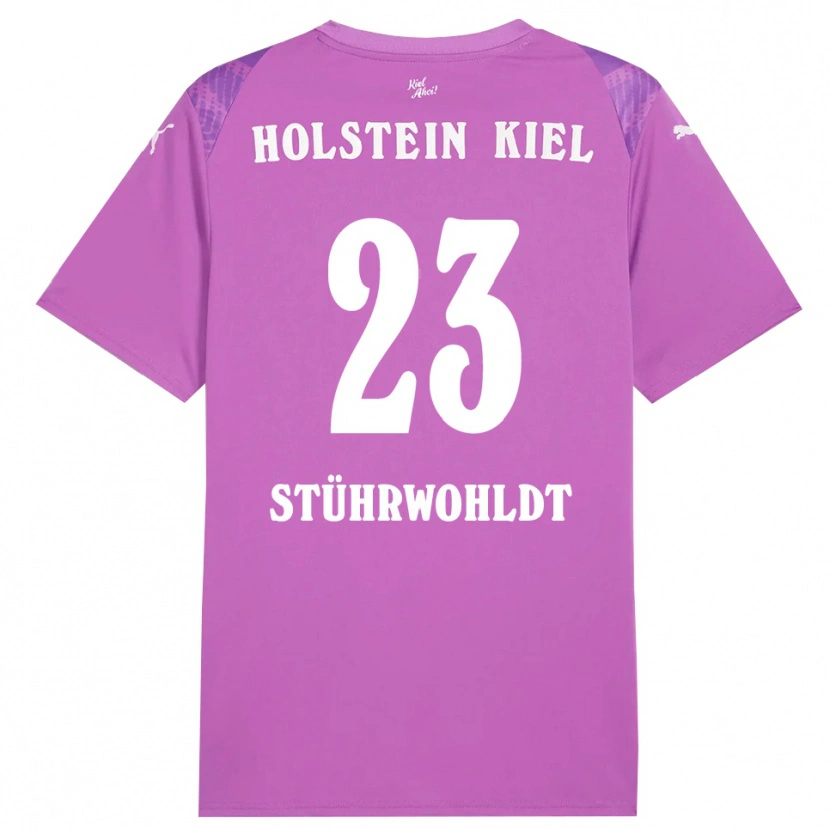 Danxen Herren Timon Stührwohldt #23 Trikot Lila Weiß Torwarttrikot 2025/26 Österreich