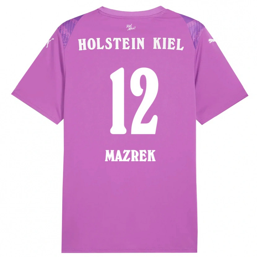 Danxen Herren Enis Mazrek #12 Trikot Lila Weiß Torwarttrikot 2025/26 Österreich