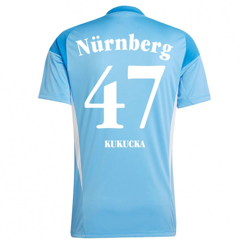 Danxen Herren Michal Kukucka #47 Trikot Hellblau Weiß Torwarttrikot 2025/26 Österreich