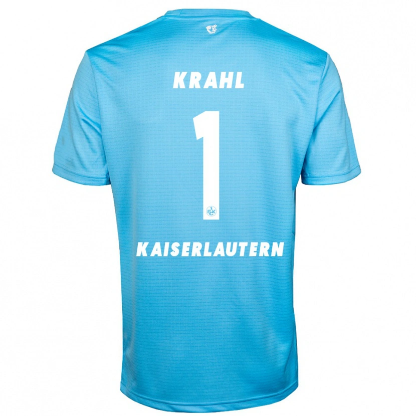 Danxen Herren Julian Krahl #1 Trikot Hellblau Weiß Torwarttrikot 2025/26 Österreich