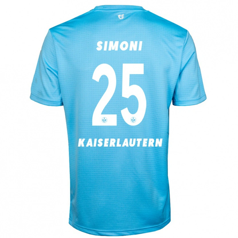 Danxen Herren Simon Simoni #25 Trikot Hellblau Weiß Torwarttrikot 2025/26 Österreich