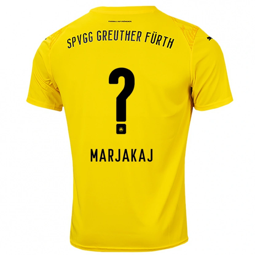 Danxen Herren Sabina Marjakaj #0 Trikot Gelb Schwarz Torwarttrikot 2025/26 Österreich