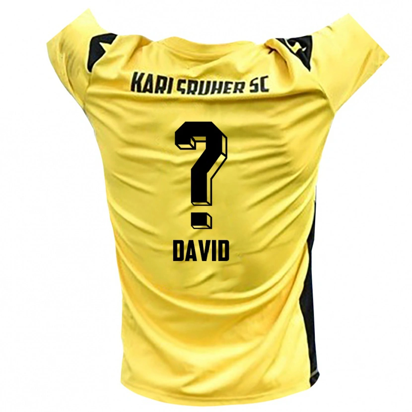 Danxen Herren Christin David #0 Trikot Gelb Schwarz Torwarttrikot 2025/26 Österreich