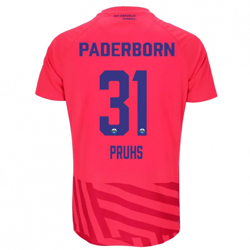 Danxen Herren Florian Pruhs #31 Trikot Rot Schwarz Torwarttrikot 2025/26 Österreich