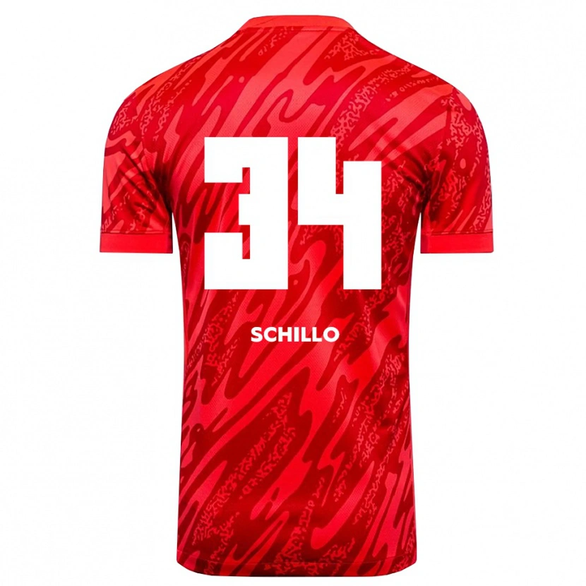Danxen Herren Hannah Schillo #34 Trikot Rot Weiß Torwarttrikot 2025/26 Österreich