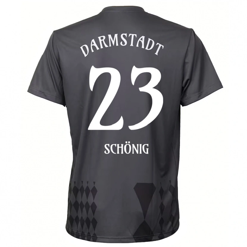 Danxen Herren Mauritius Schönig #23 Trikot Dunkelgrau Torwarttrikot 2025/26 Österreich