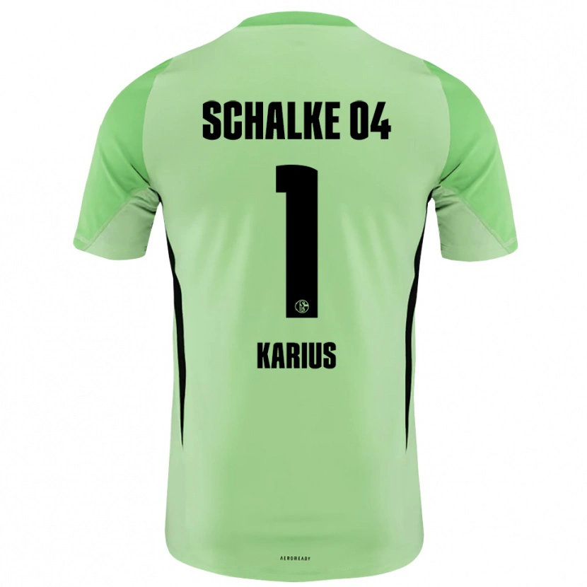 Danxen Herren Loris Karius #1 Trikot Hellgrün Schwarz Torwarttrikot 2025/26 Österreich