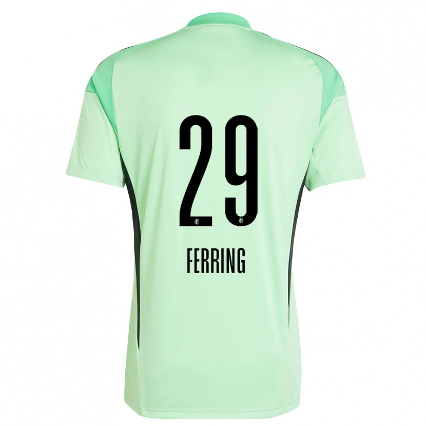 Danxen Herren Johannes Ferring #29 Trikot Hellgrün Schwarz Torwarttrikot 2025/26 Österreich