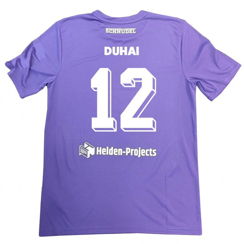 Danxen Herren Konstantin Duhai #12 Trikot Lila Weiß Torwarttrikot 2025/26 Österreich