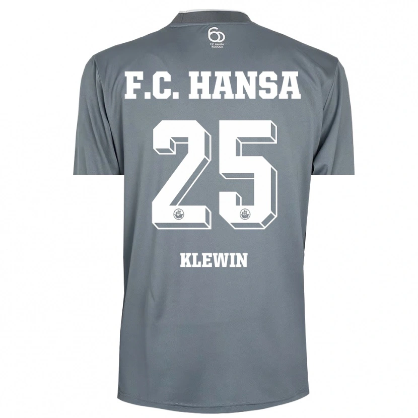 Danxen Herren Philipp Klewin #25 Trikot Hellgrau Weiß Torwarttrikot 2025/26 Österreich
