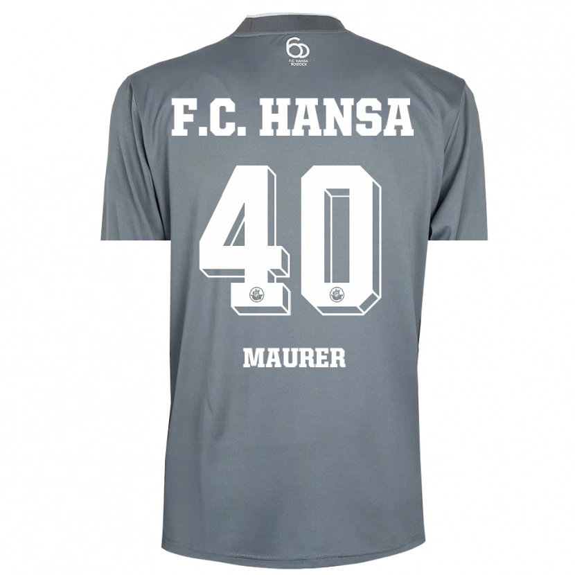 Danxen Herren Erik Maurer #40 Trikot Hellgrau Weiß Torwarttrikot 2025/26 Österreich