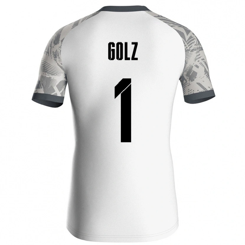 Danxen Herren Jakob Golz #1 Trikot Grau Weiß Torwarttrikot 2025/26 Österreich
