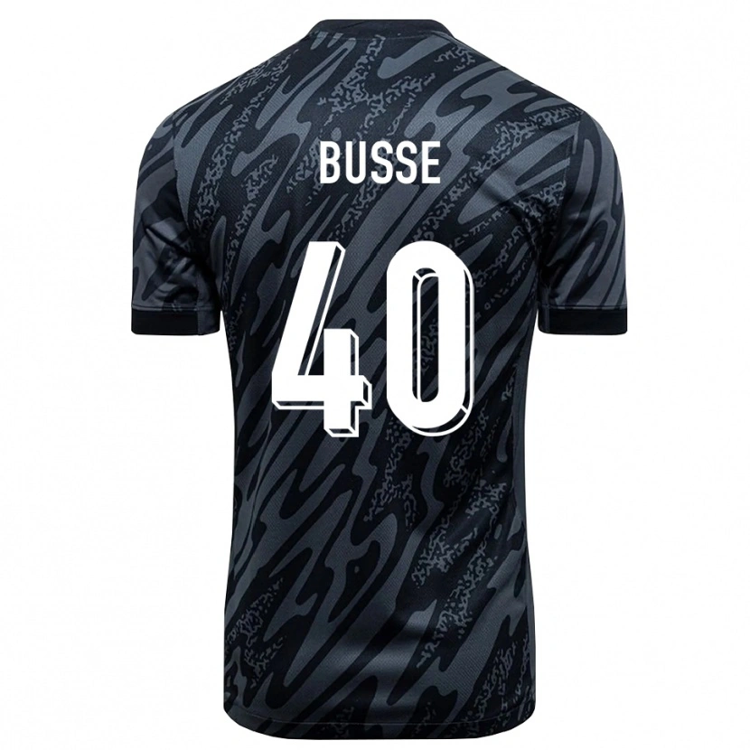 Danxen Herren Jonah Busse #40 Trikot Schwarzgrau Torwarttrikot 2025/26 Österreich