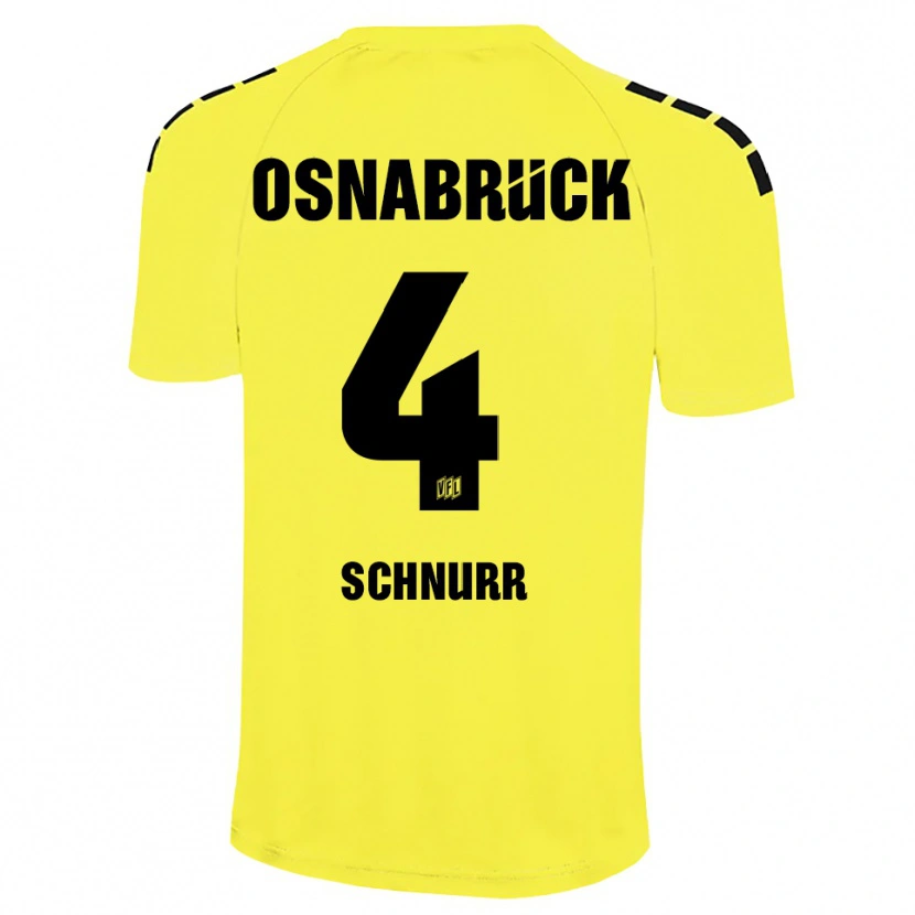 Danxen Herren Maxim Schnurr #4 Trikot Gelb Schwarz Torwarttrikot 2025/26 Österreich